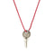 ポールスミス PAUL SMITH ネックレス M1A-NECK-JKEY-82 メンズ レディース 鍵モチーフ 82 シルバー レッド